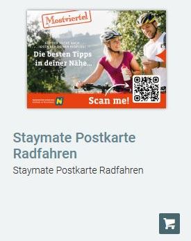 Prospekt Staymate Postkarte Rad